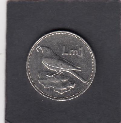 Beschrijving: 1 Lira BIRD